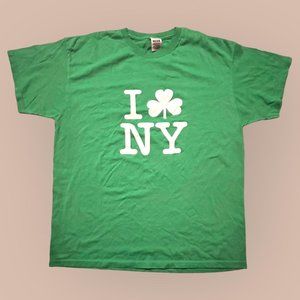 IRISH I LOVE NY T-SHIRT (XL)